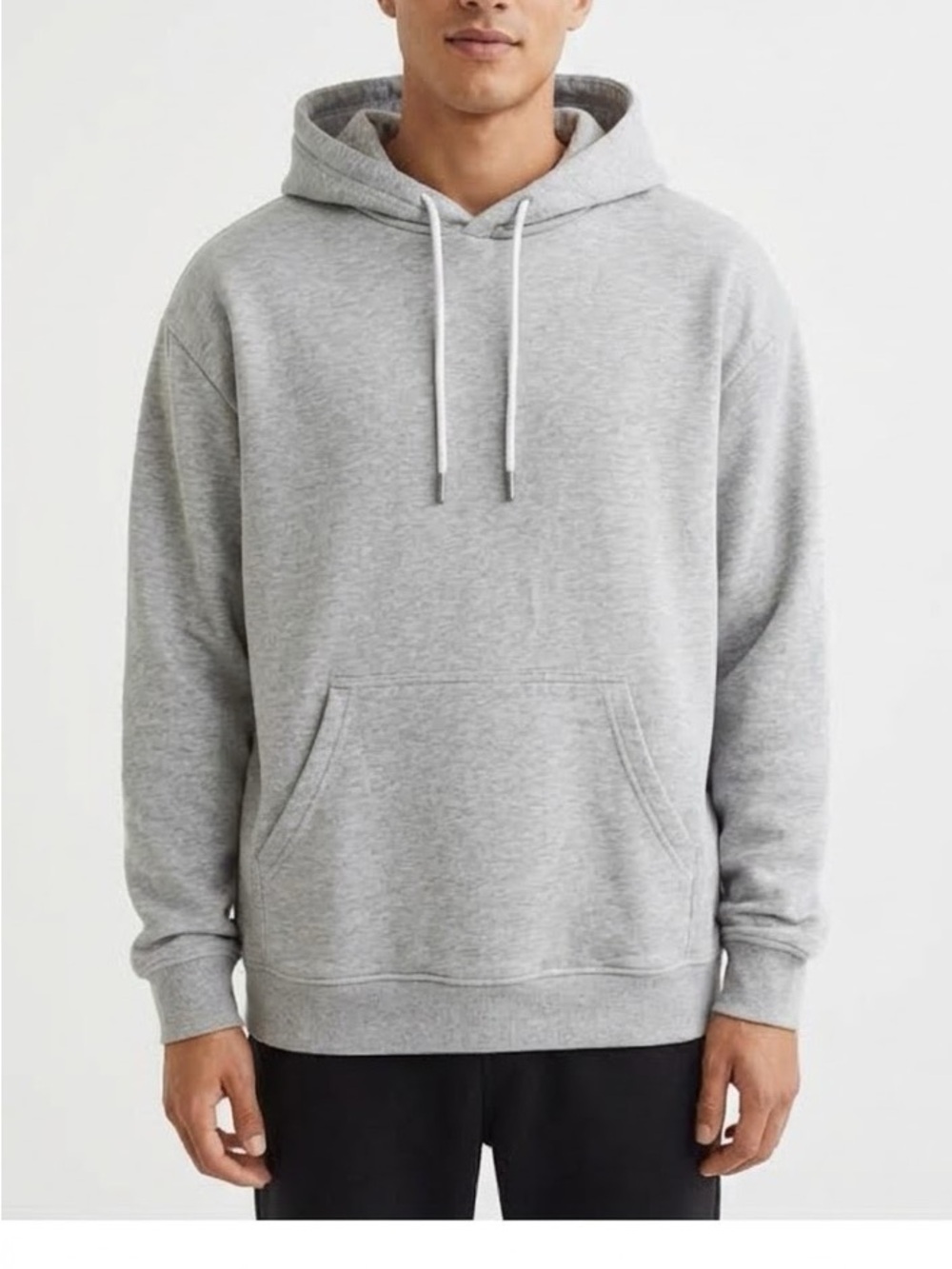 H&M Gray Hoodie Sweatshirt size Large